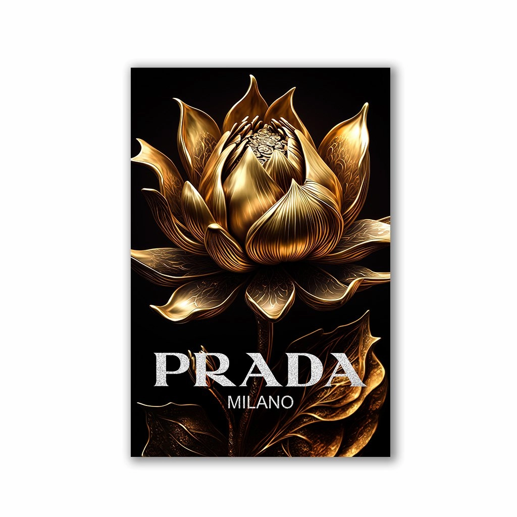 Prada Flower by Adrian Vieriu framed mural artwork
