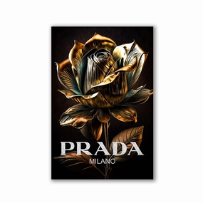 Prada Rose by Adrian Vieriu framed mural artwork
