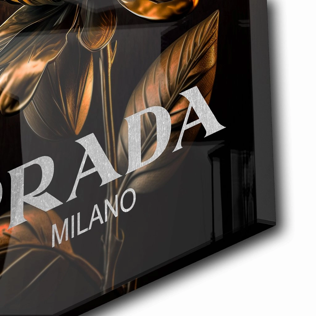 Prada Rose by Adrian Vieriu Silver on Acrylic