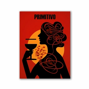 Primitivo by Frank Daske framed mural artwork