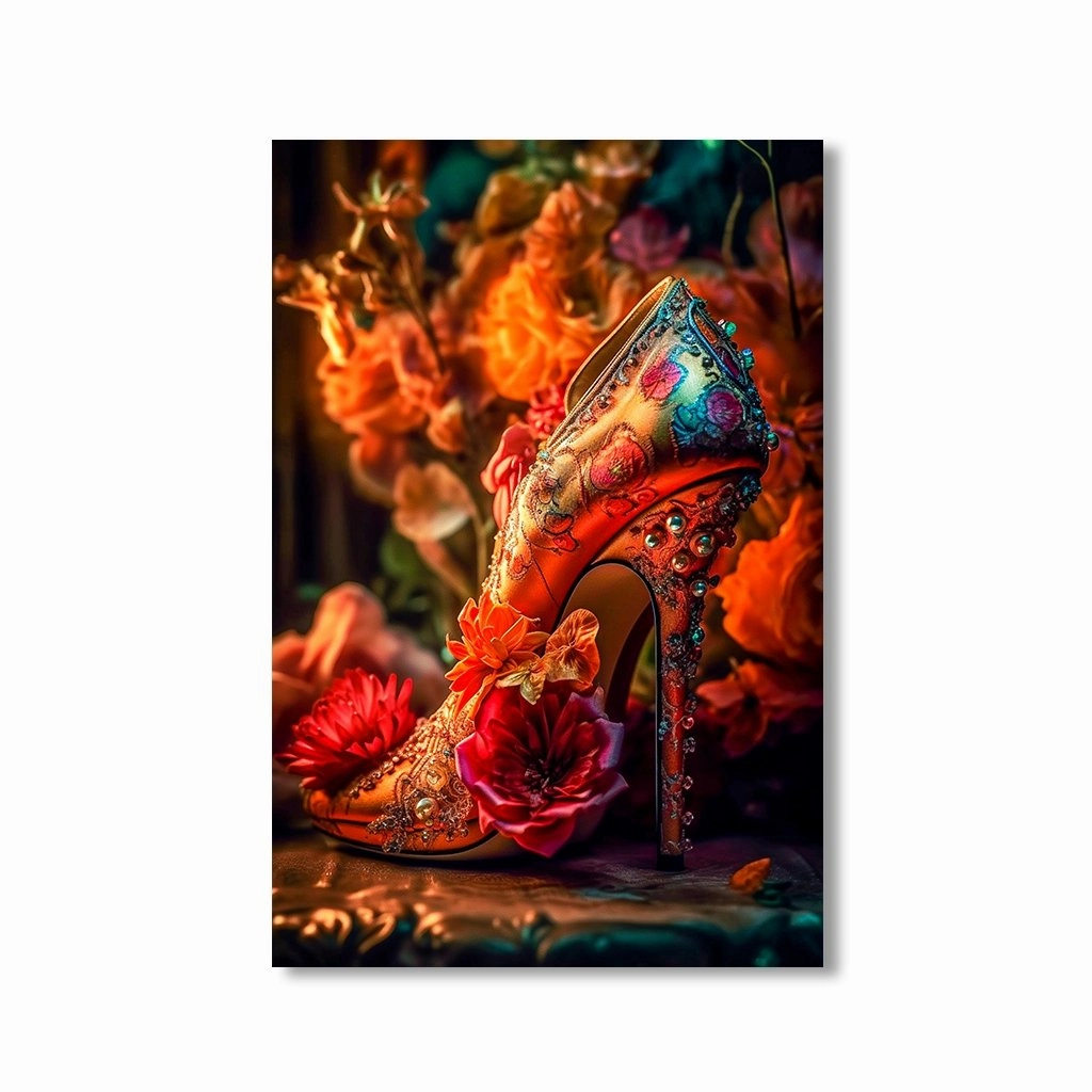 Princess High Heels by Himmelmiez framed mural artwork