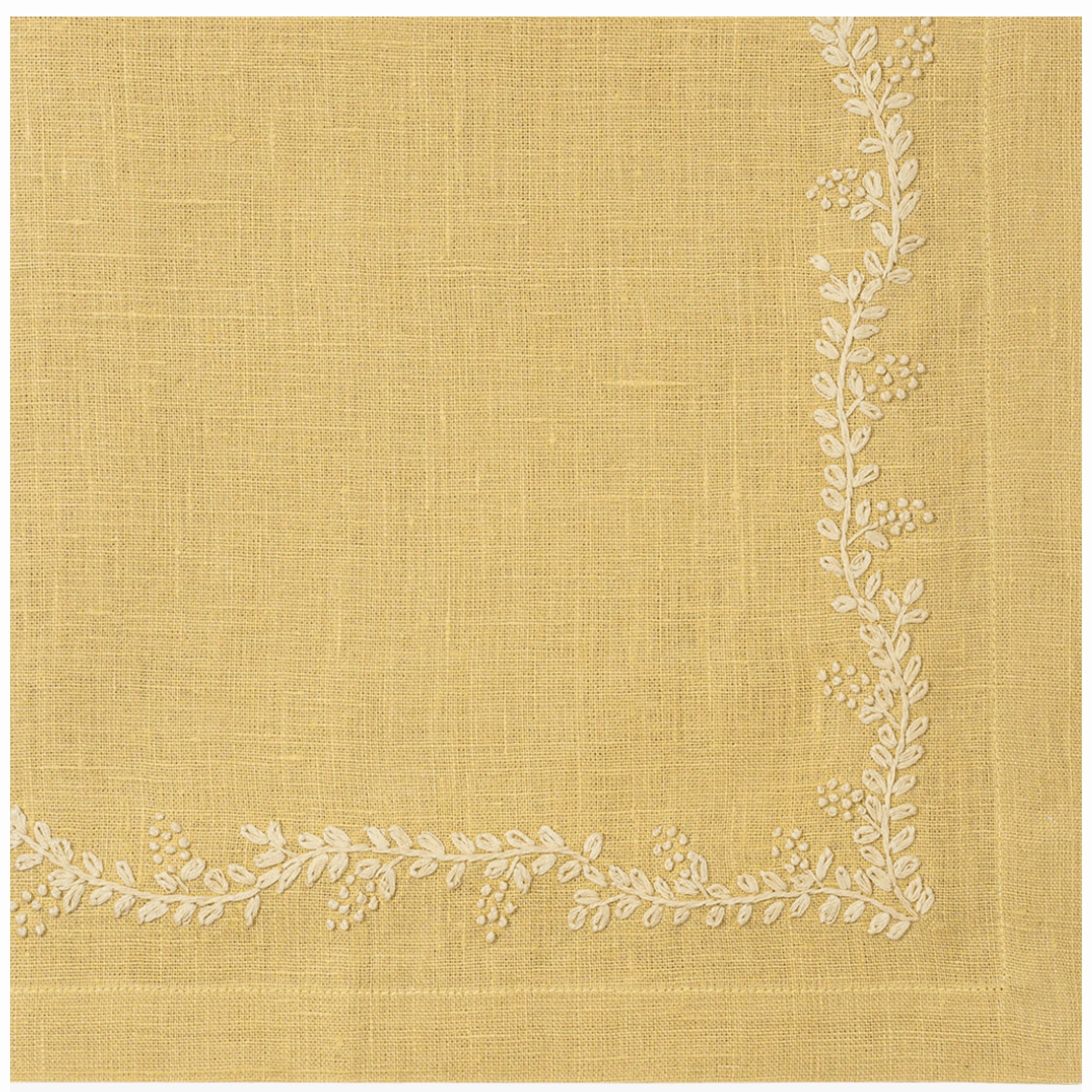 Prism Vine Design Linen Dinner Napkins