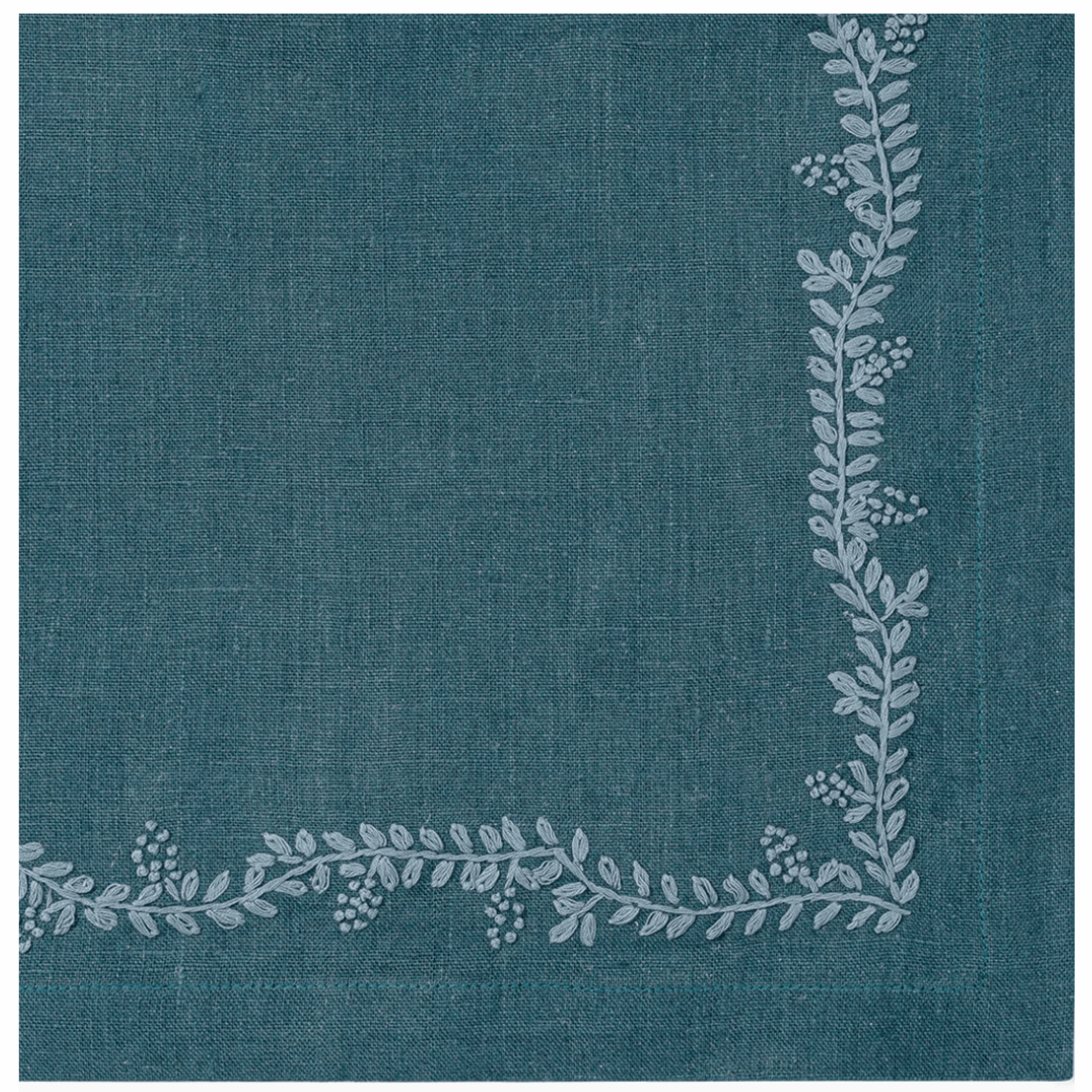Prism Vine Design Linen Dinner Napkins