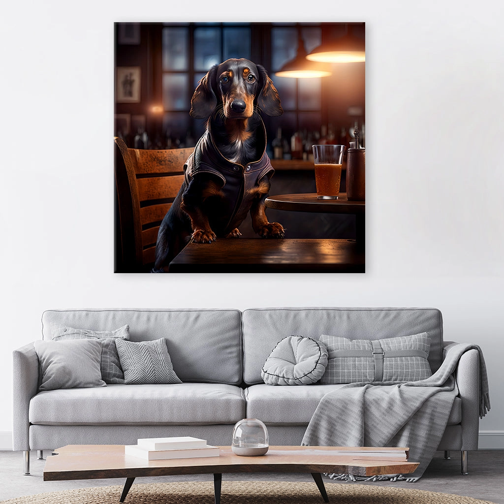 Pub Pups - Dachshund by Natale Palazzo