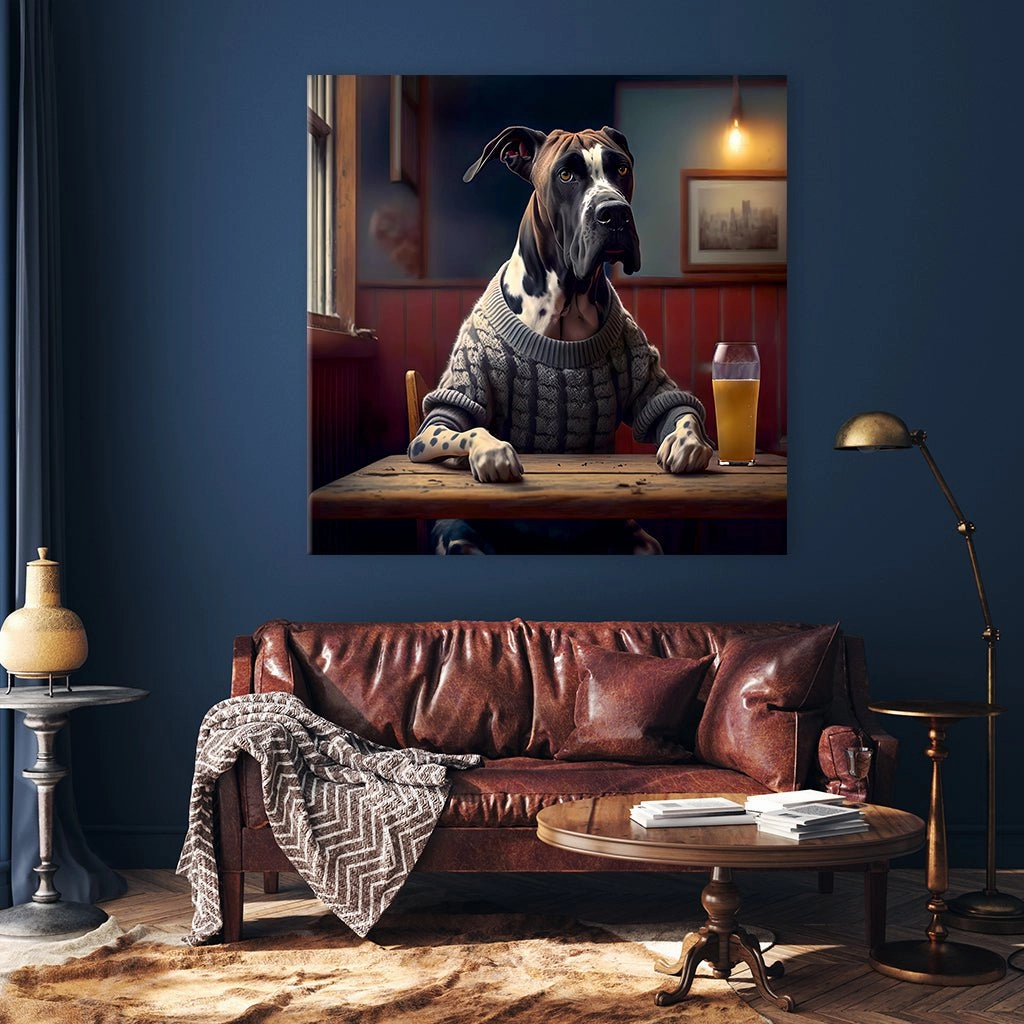 Pub Pups - Great Dane by Natale Palazzo 
