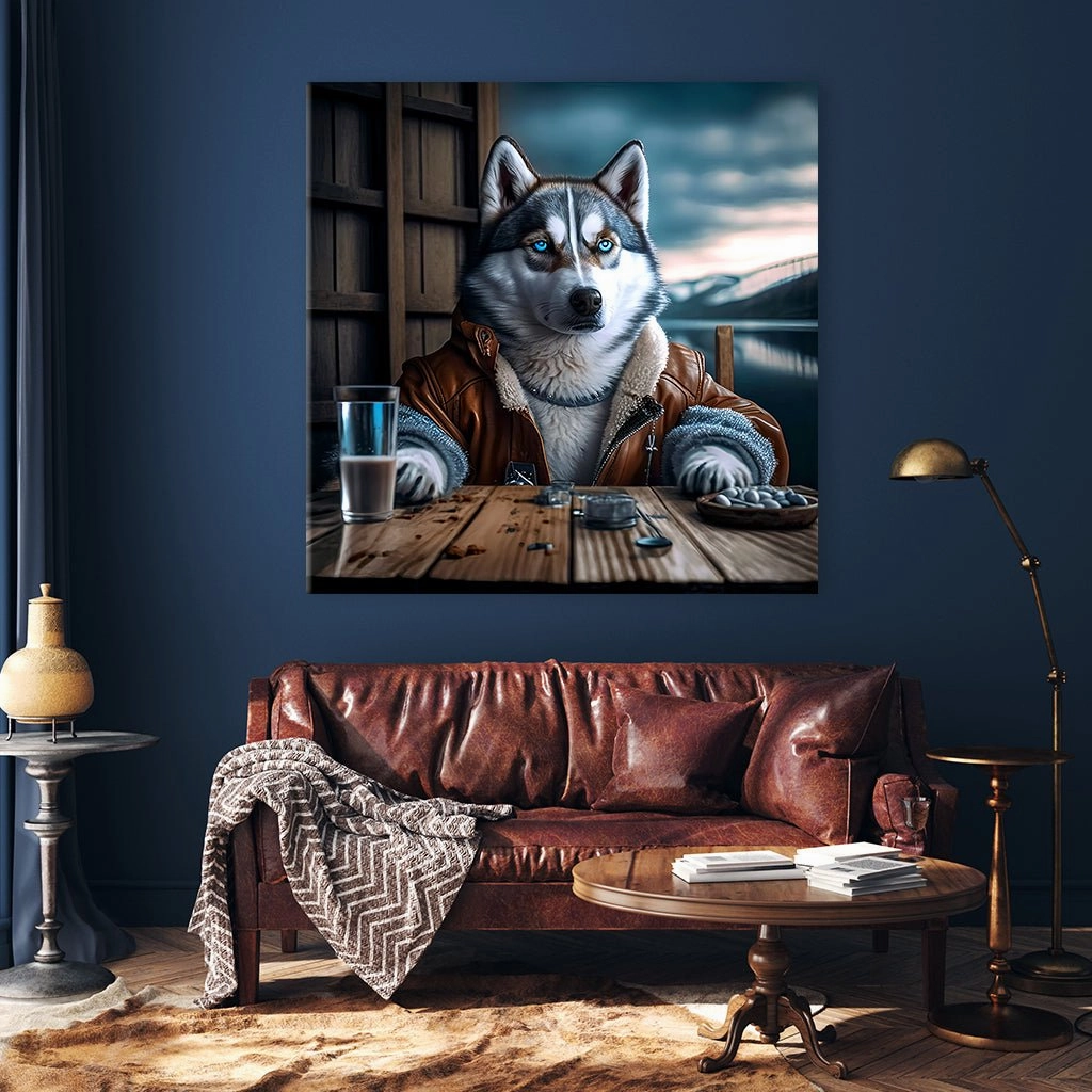 Pub Pups - Husky by Natale Palazzo