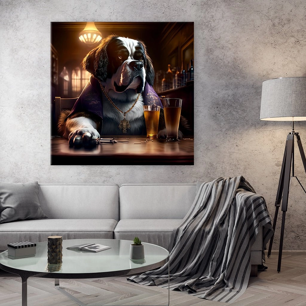 Pub Pups - Saint Bernard by Natale Palazzo 