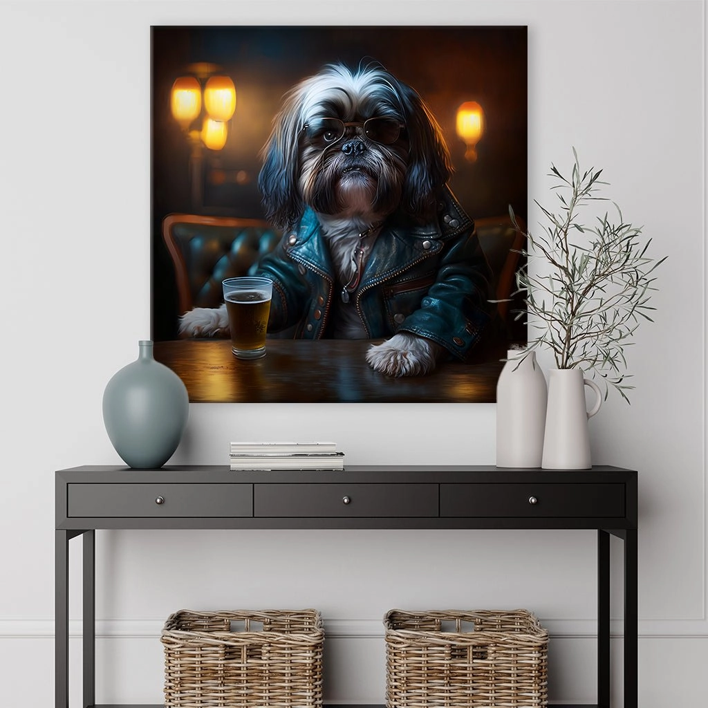 Pub Pups - Shih Tzu by Natale Palazzo 