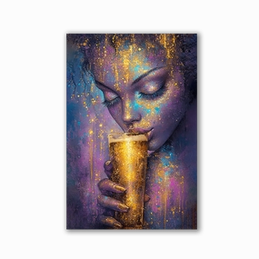 Pure Enjoyment by Catill framed mural artwork
