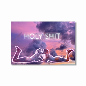 Purple by Housofblk framed mural artwork