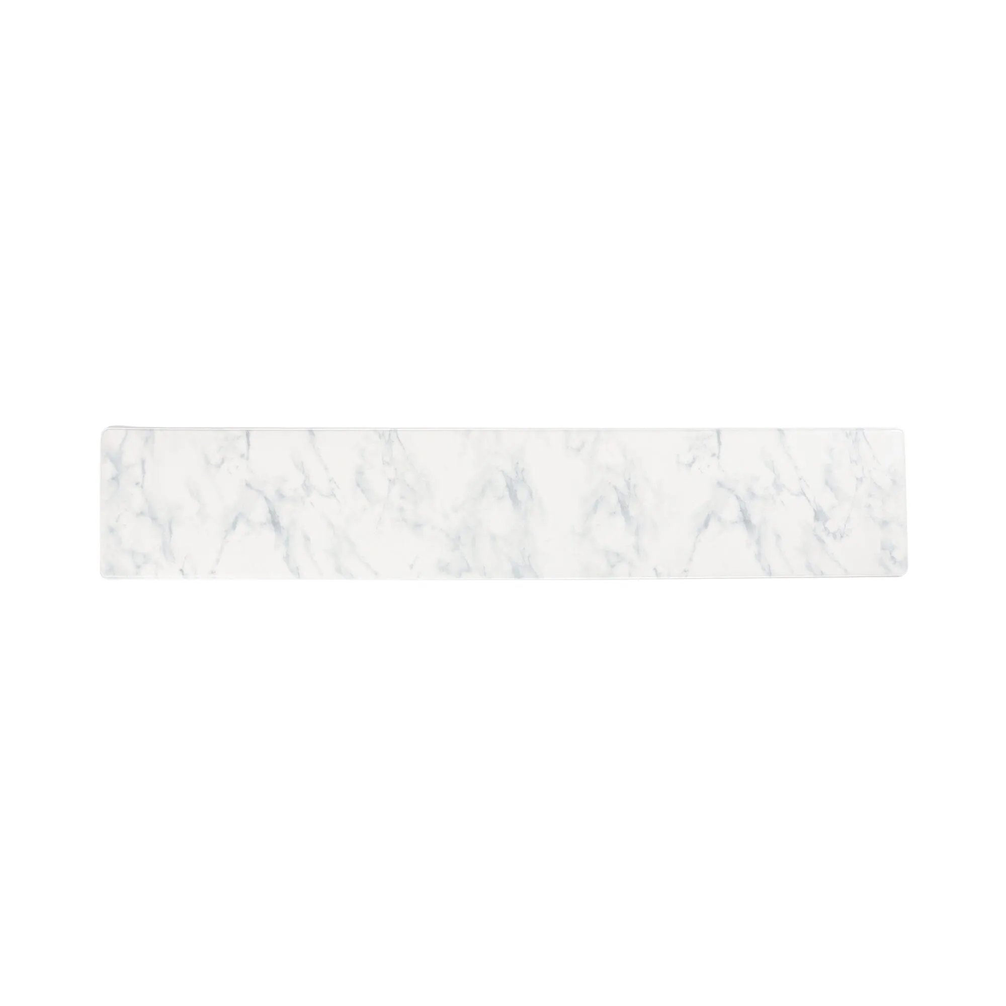 Pvc Kitchen Mat Marble 2 L White neutral everyday carpet