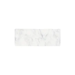 Pvc Kitchen Mat Marble Size 2 White neutral everyday carpet