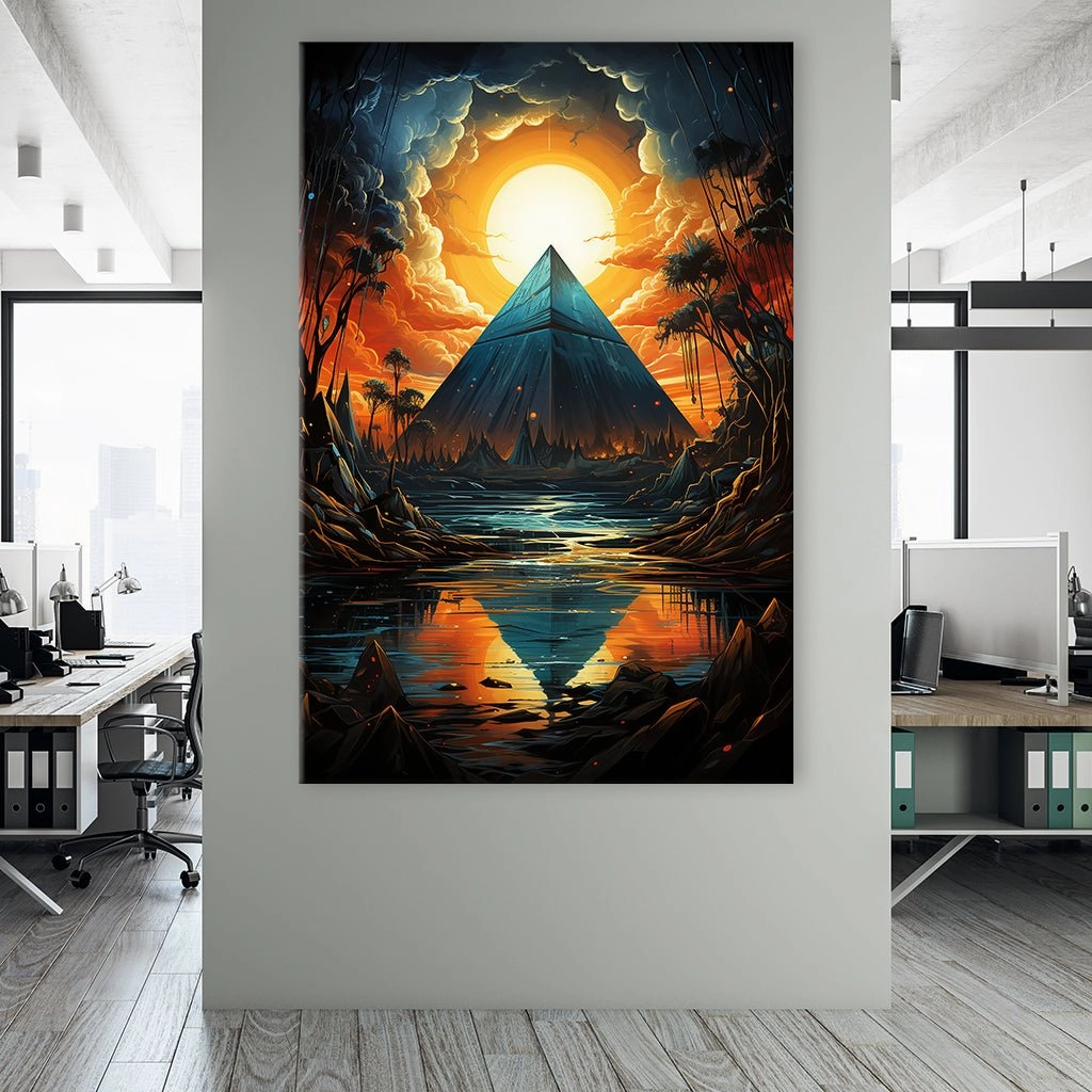 Pyramids of Giza Pop Art by Catill 