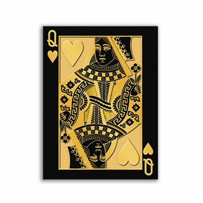 Queen of Hearts by Frank Amoruso framed mural artwork