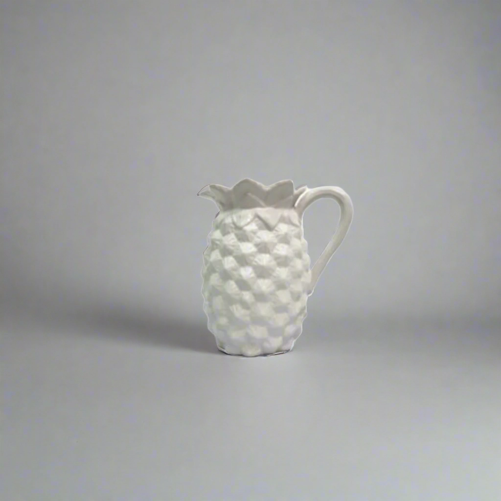 Queen Pine White Jug decorative home ornament