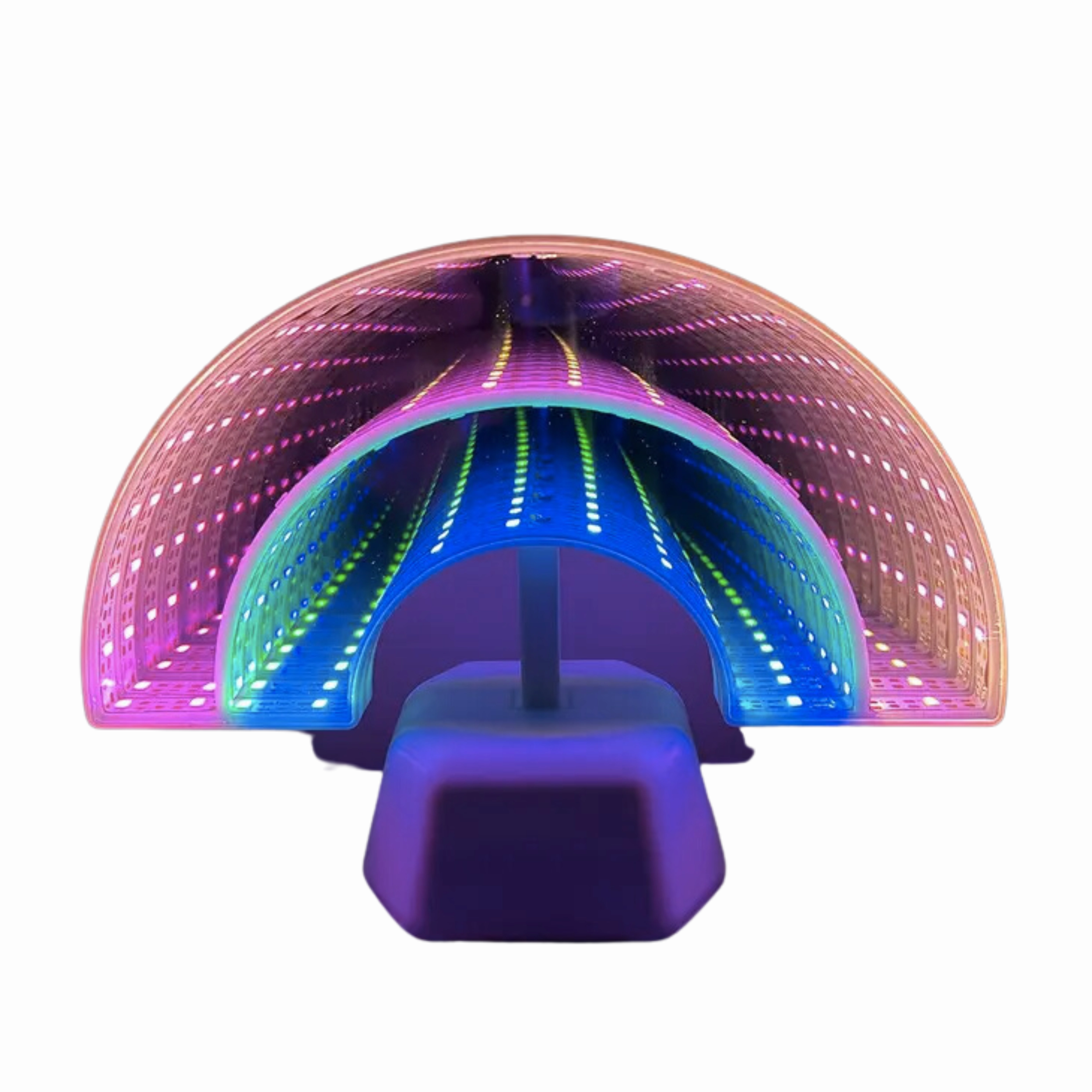 Rainbow Infinity Light minimalist art object  