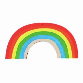 Rainbow Wall Charm minimalist art object  