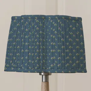 Raja Pleated Scalloped Lamp Shade Denim modern fashion rug  