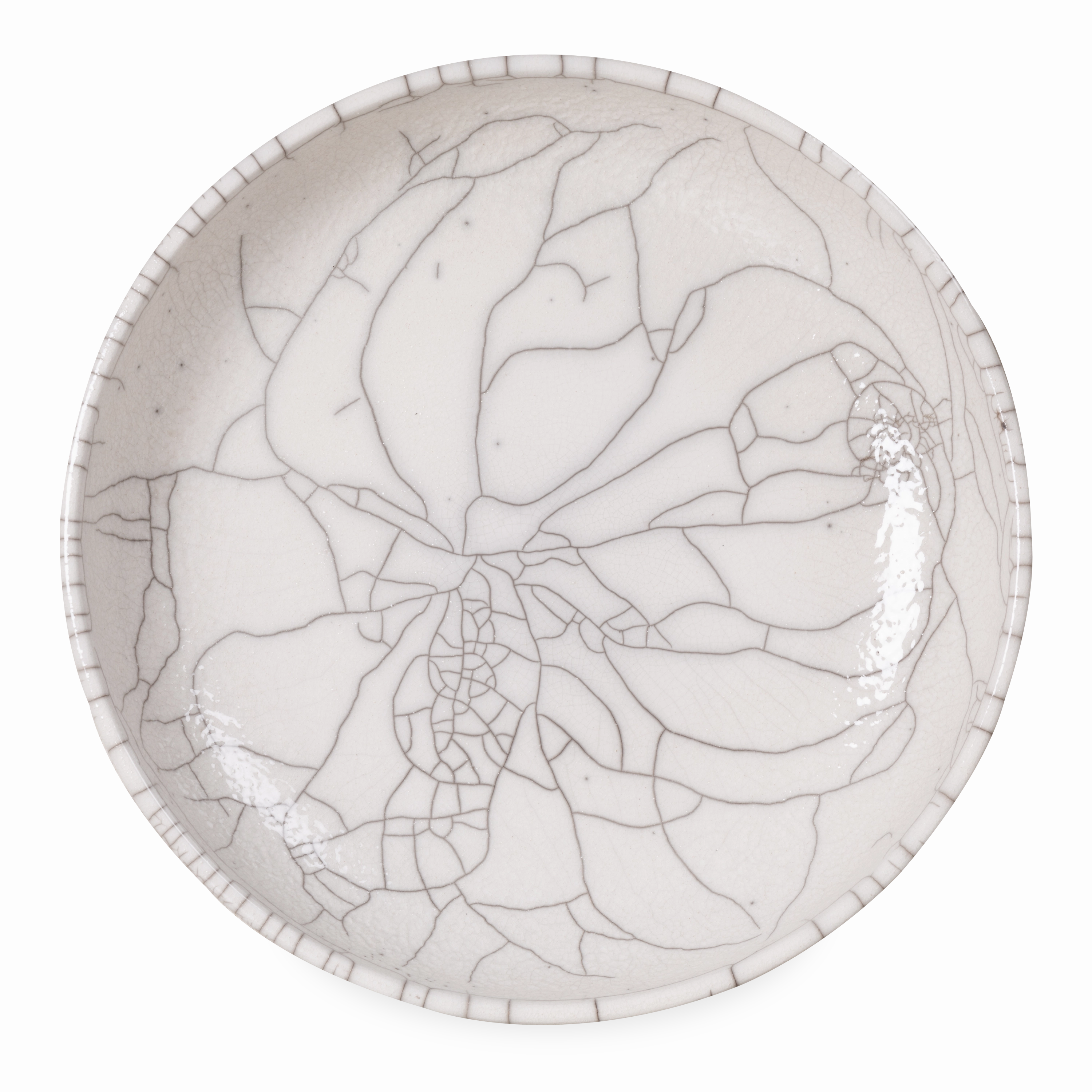 Raku Low Bowl