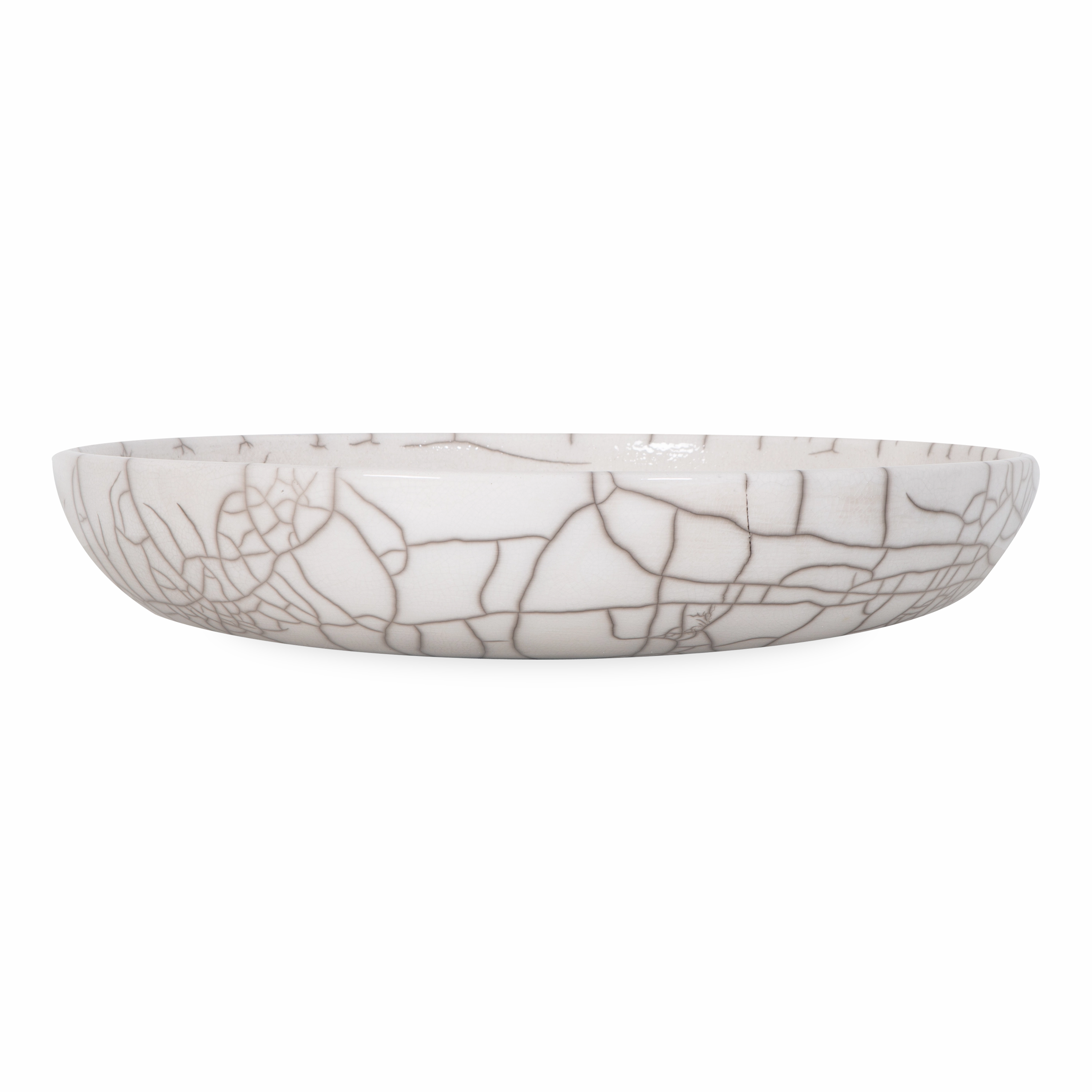 Raku Low Bowl creative interior decor