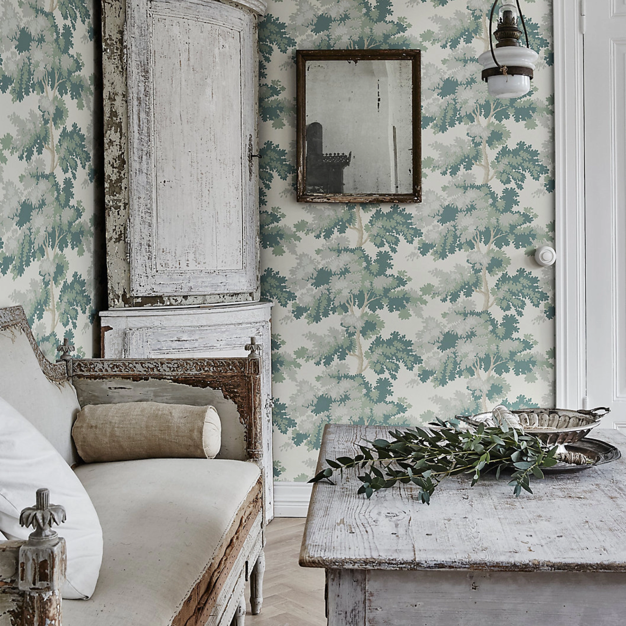 Raphael Wallcovering in Green