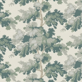 Raphael Wallcovering in Green paper wall covering