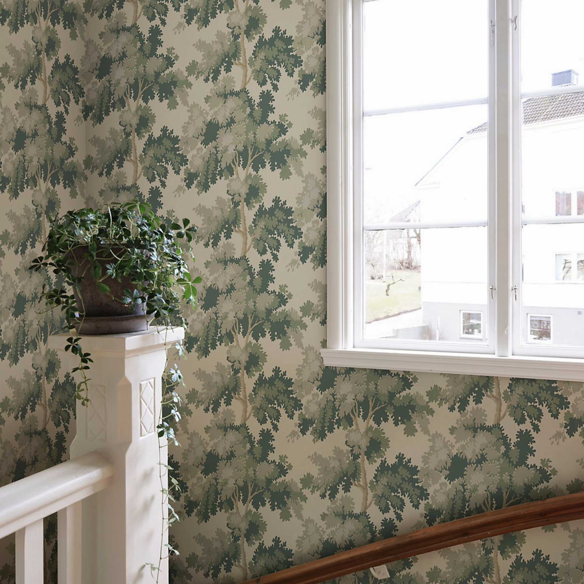 Raphael Wallcovering in Green