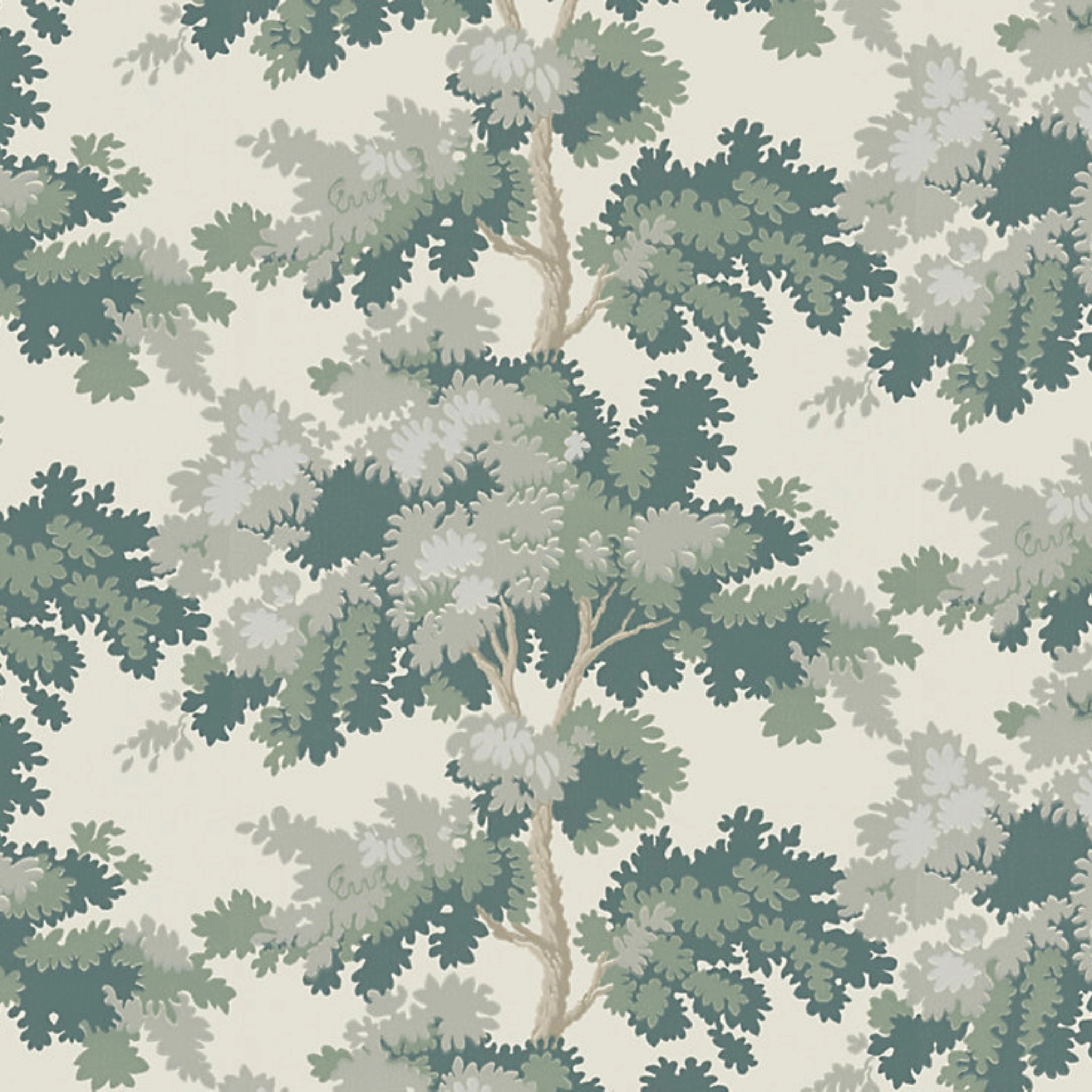 Raphael Wallcovering in Green paper wall covering