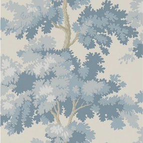 Raphael Wallcovering in Light Blue paper wall covering