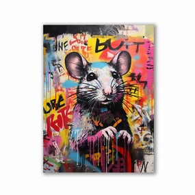 Rat Problem by Zenzdesign framed mural artwork