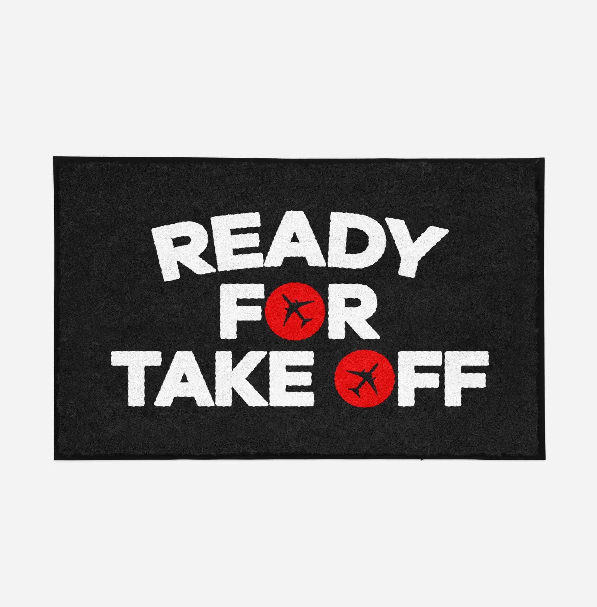 Ready For Takeoff Designed Door Mats