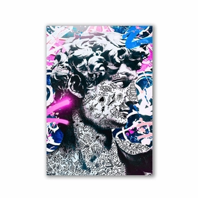 Real King by RS Artist framed mural artwork