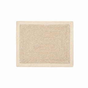 Rectangular Dark Jute Woven Placemats mini desktop sculpture