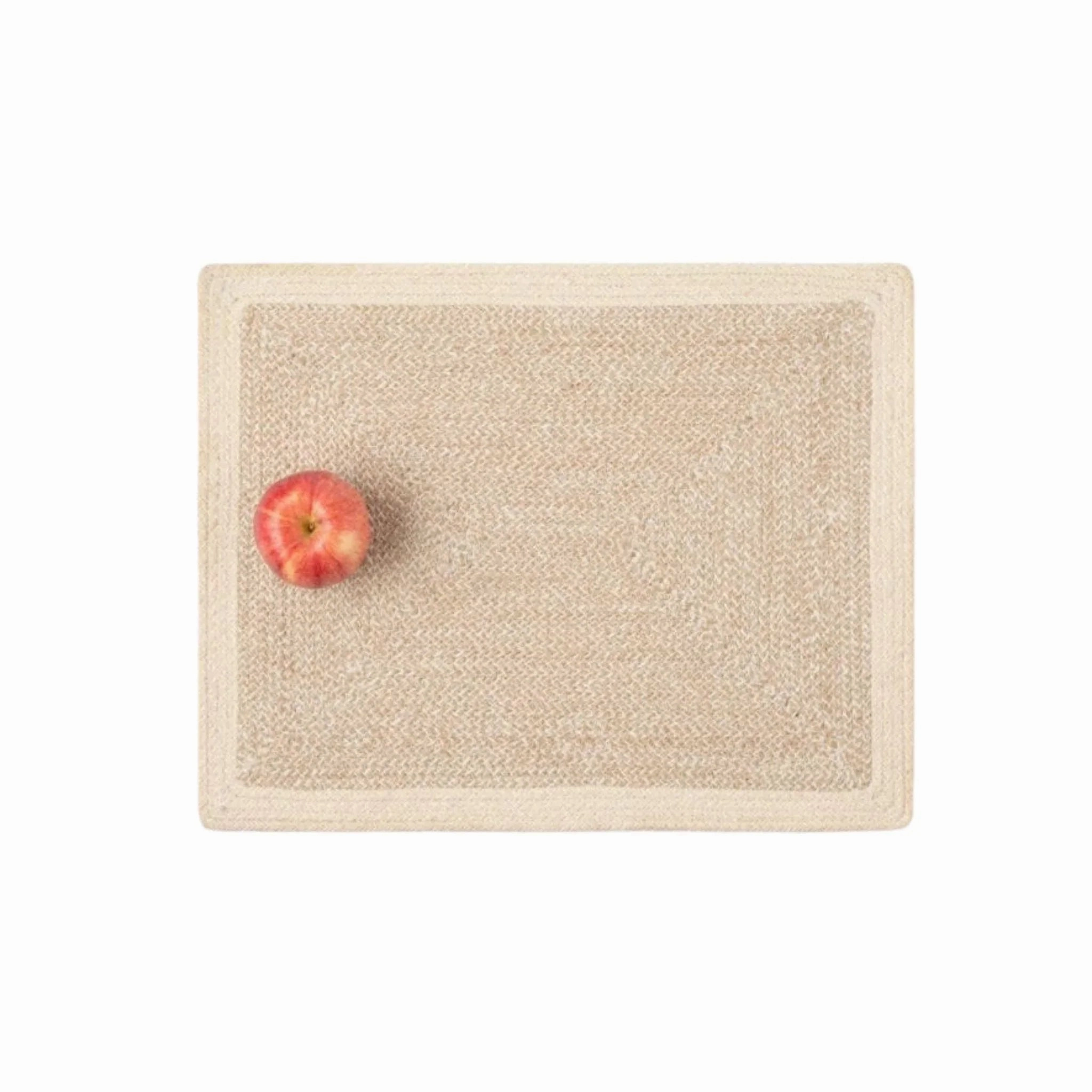 Rectangular Dark Jute Woven Placemats