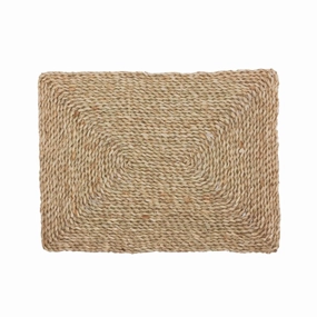 Rectangular Natural Seagrass Placemats cute desktop display