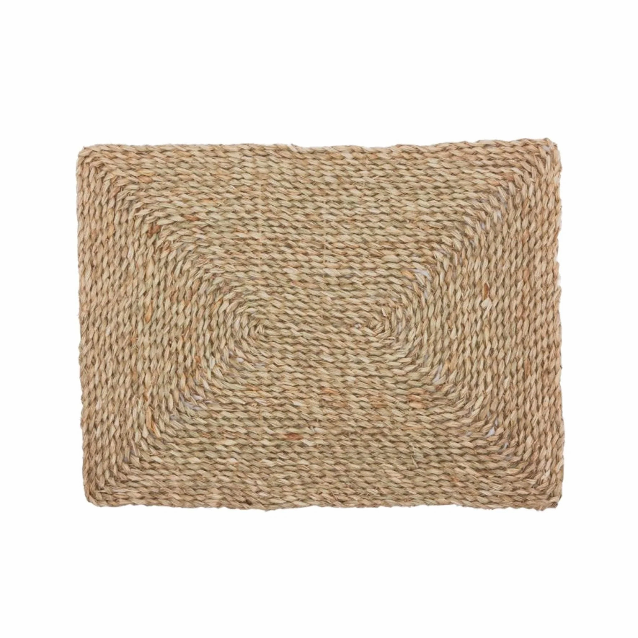Rectangular Natural Seagrass Placemats cute desktop display