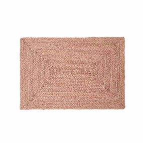 Rectangular Pink Raffia Placemats cute desktop display