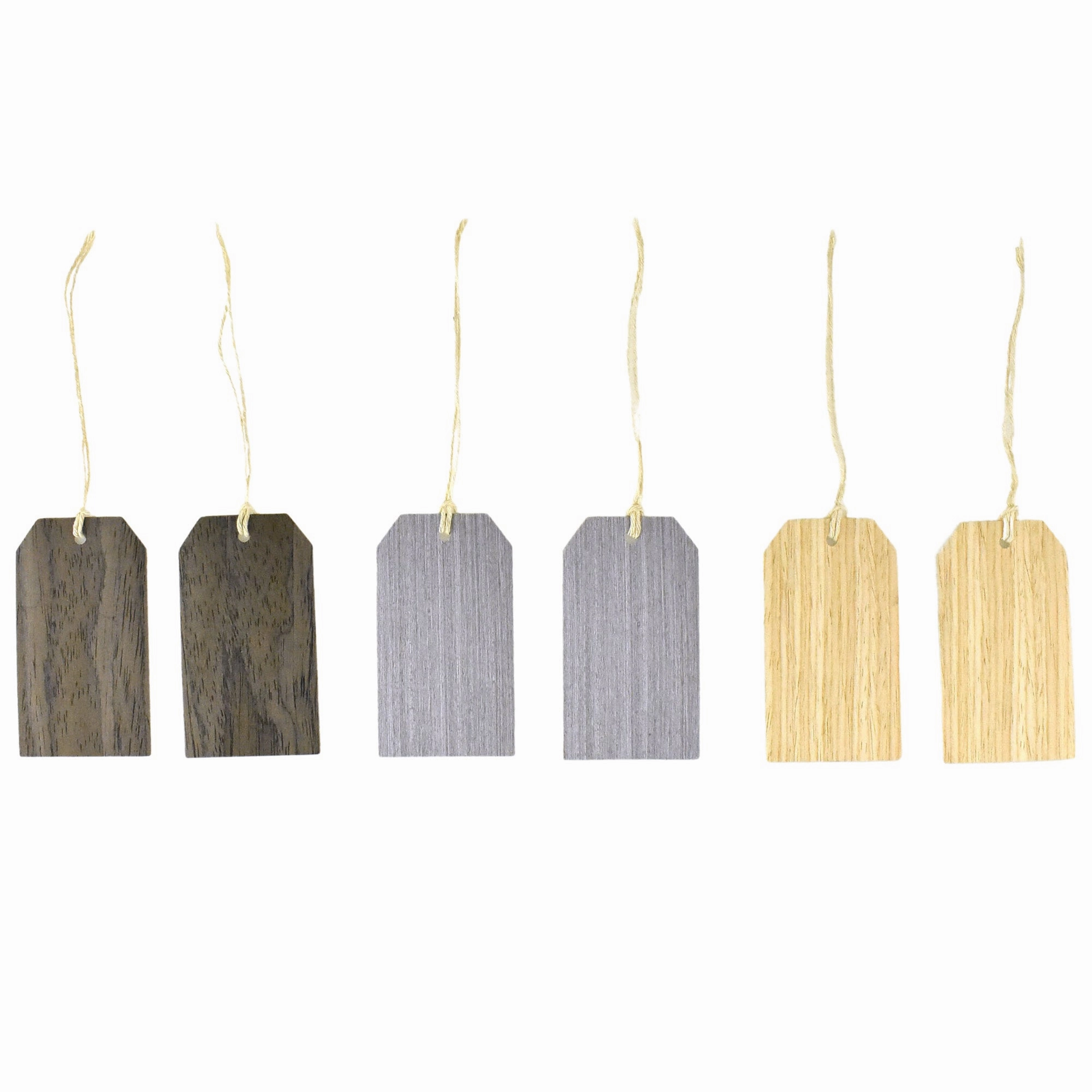 Rectangular Wooden Craft Tags, 3-1/4-Inch, 6-Piece wooden room decoration