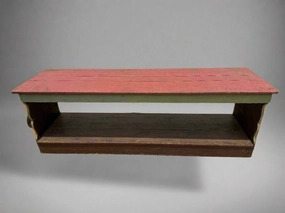 RED AND GREEN MERCANTILE TABLE artistic wall mural