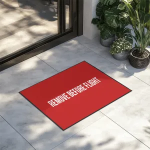 Remove Before Flight 2 Designed Door Mats door entrance rug
