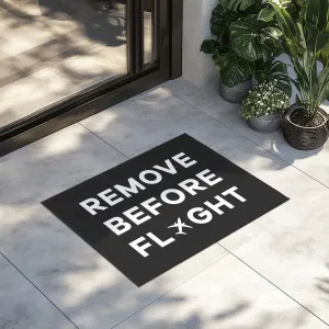 Remove Before Flight Designed Door Mats door entrance rug