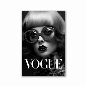 Retro Vogue by Adrian Vieriu framed mural artwork
