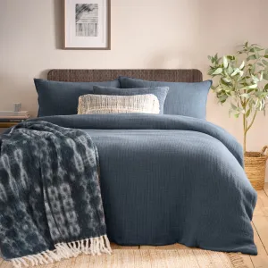 Ribble Acid Washed Duvet Cover Set Ink modern fashion rug  