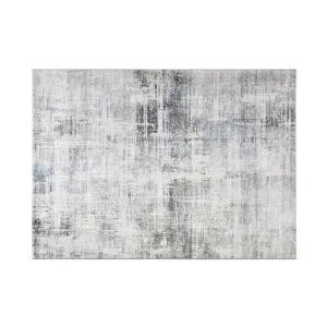 Rich Fur Print Rug Grunge M Grey neutral everyday carpet