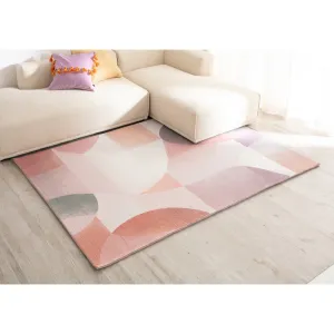 Rich Fur Print Rug Rhythm M Orange neutral everyday carpet