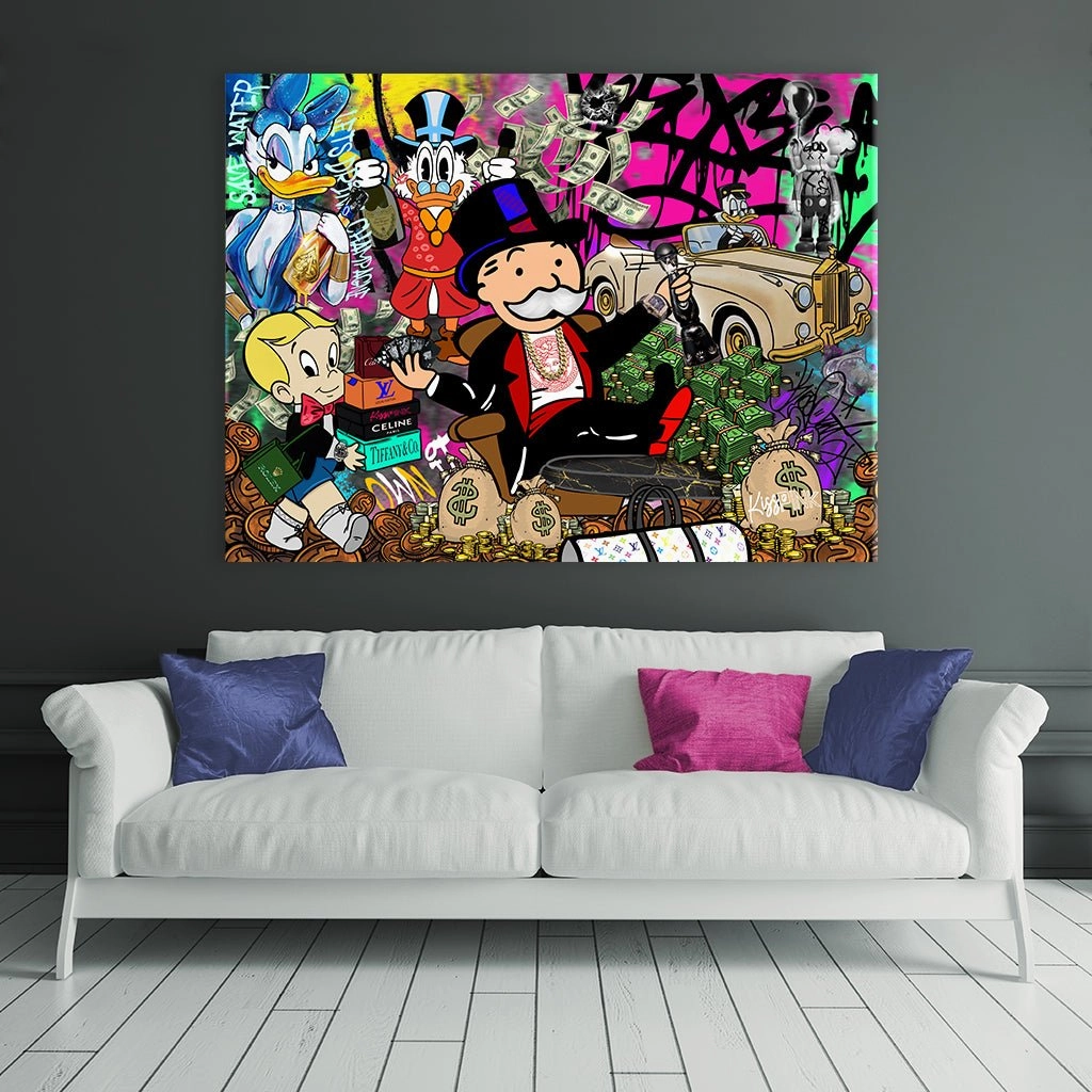 Rich Cartoon Stars by Kiss Pink