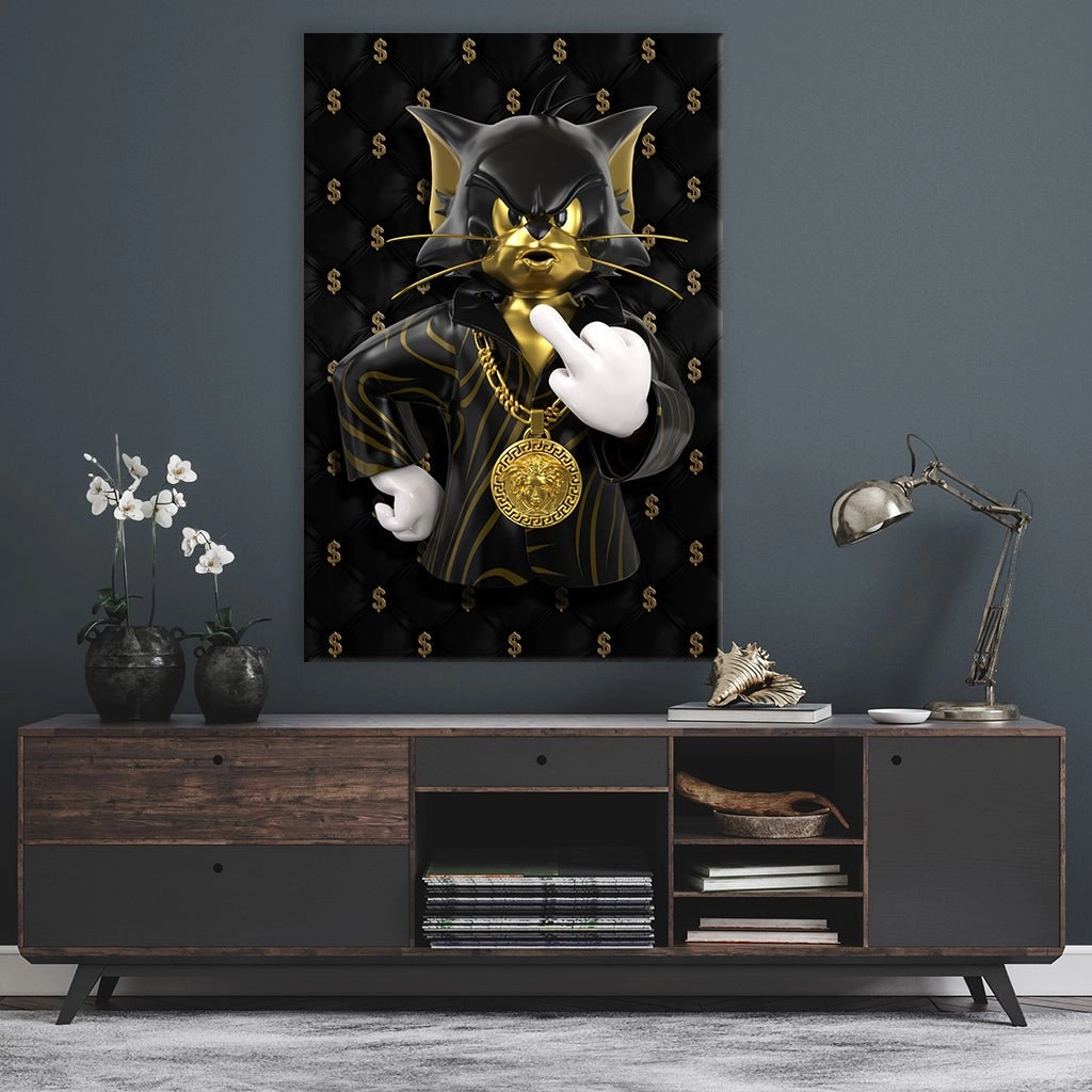 Rich Cat by Adrian Vieriu