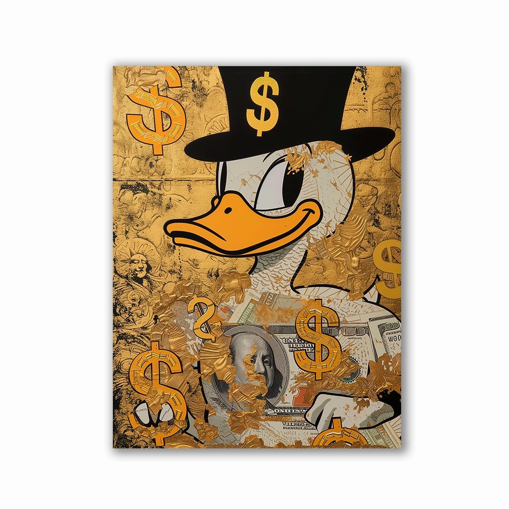 Rich Dagobert by Frank Daske framed mural artwork