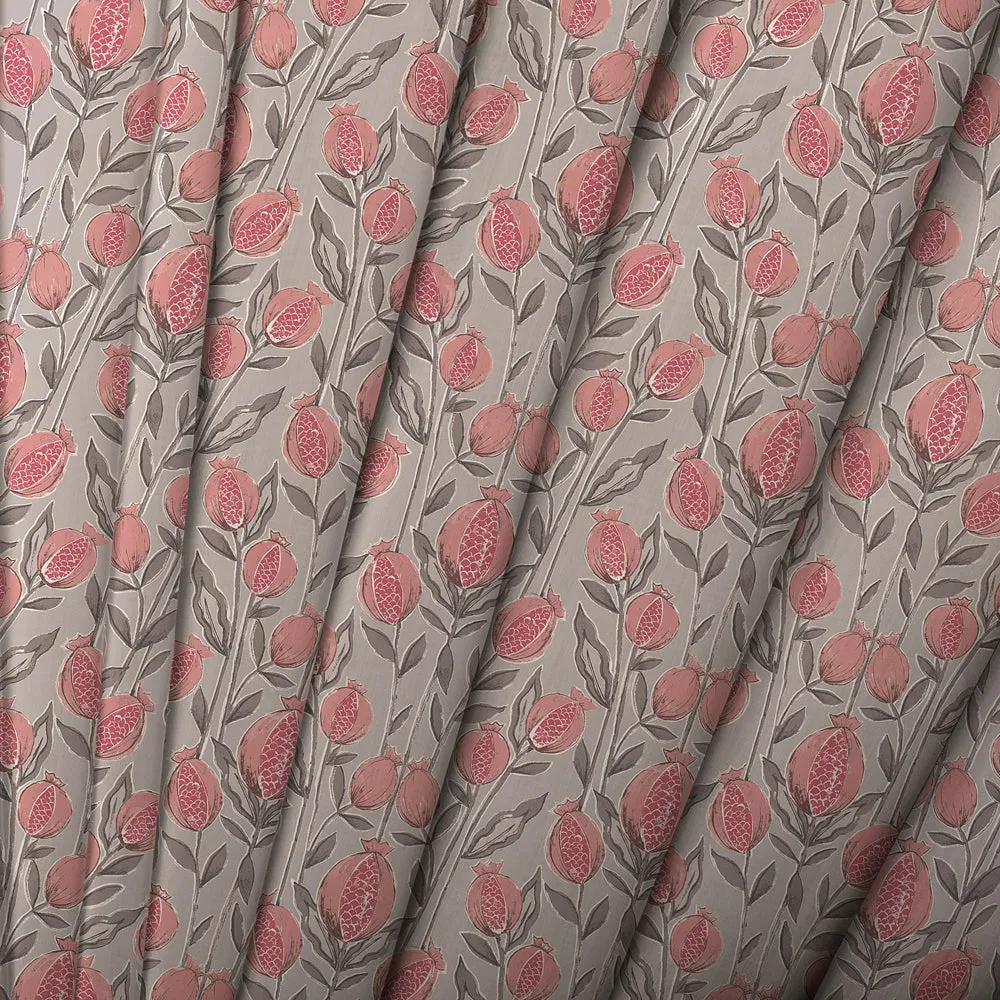 Rithani Printed Cotton Made to Measure Roman Blinds Mauve