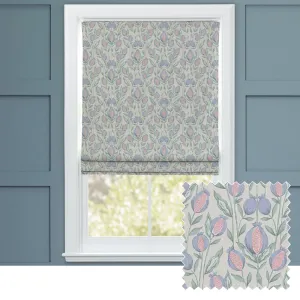 Rithani Printed Cotton Made to Measure Roman Blinds Mineral Cream chic floor carpet  